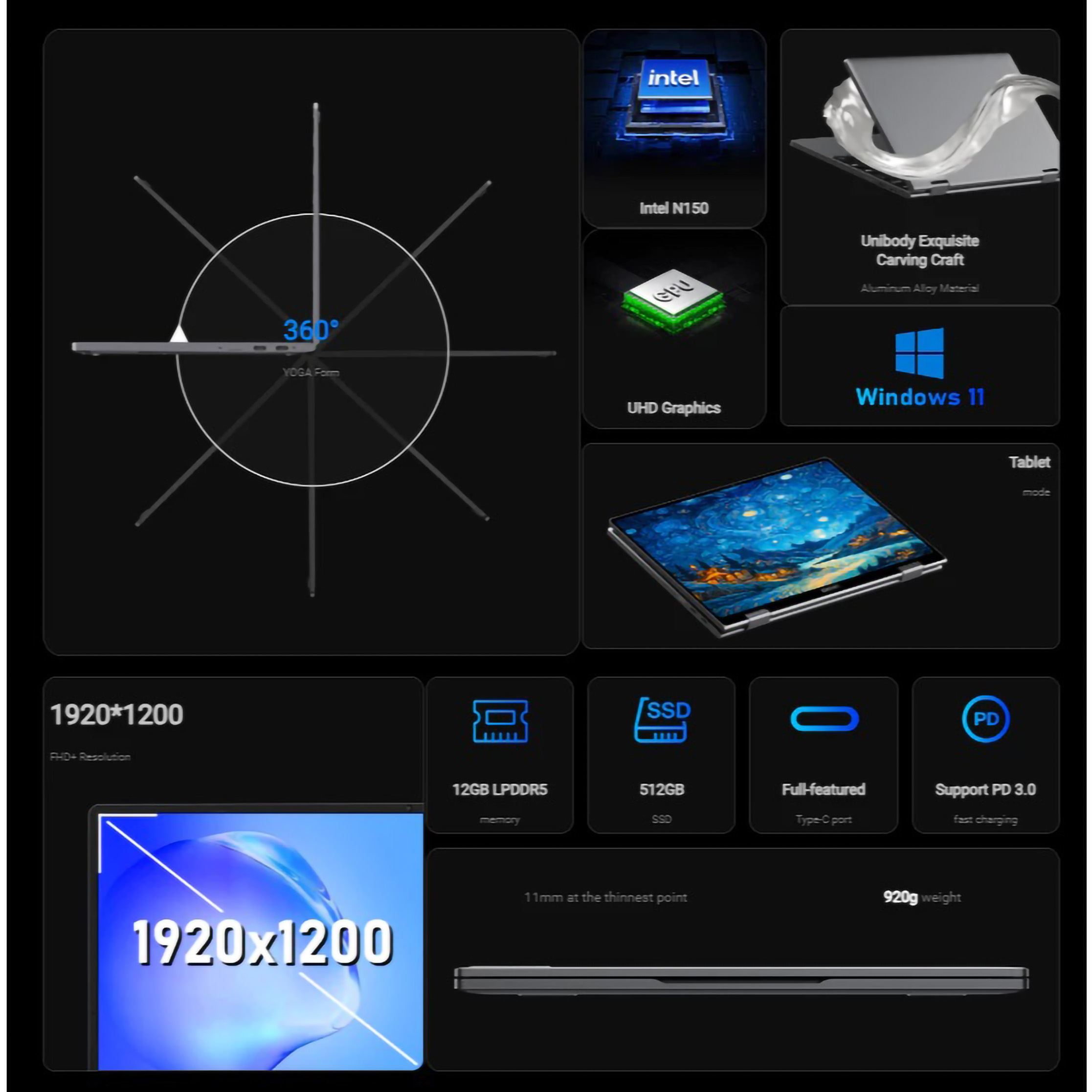 CHUWI Innovation Technology CHUWI MiniBook X 2025 10.5"