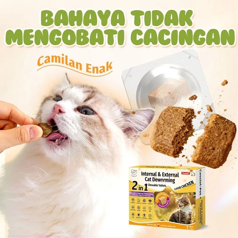 Dualmectin Dewormer Chewable Tablets for Cats 2