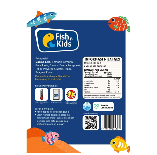  Fish n Kids Abon Lele Original