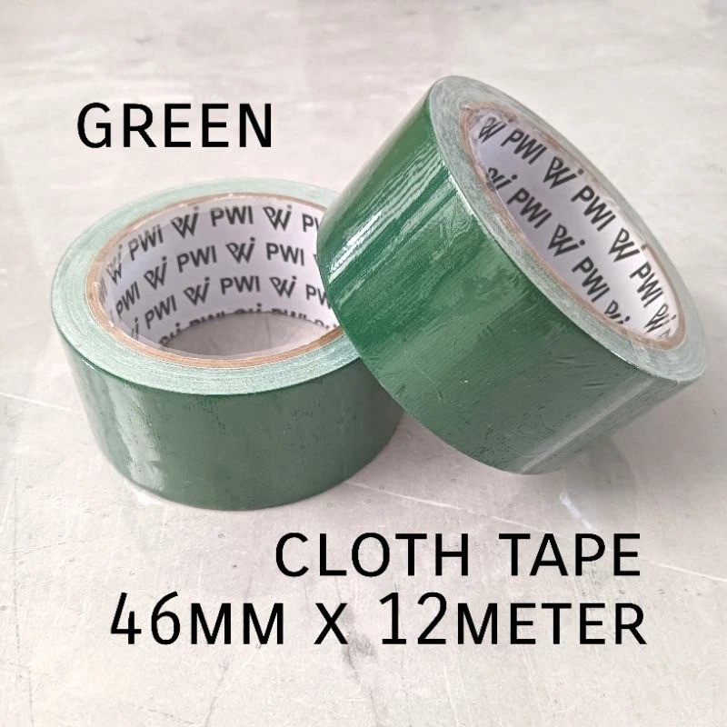 PWI Cloth Tape 46mm x 12m Hijau 2