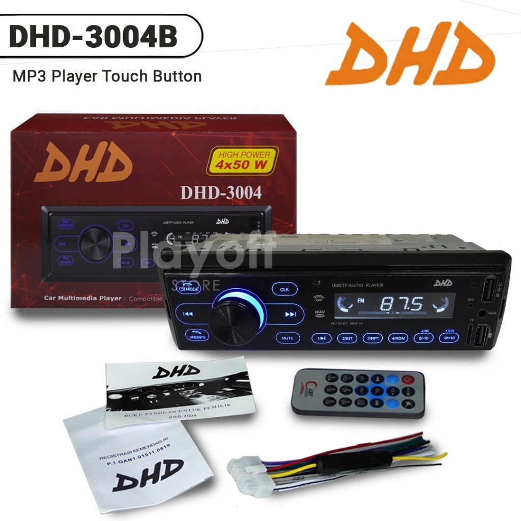  DHD Head Unit Single Din DHD-3004B