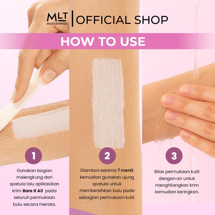  Tjhindatama Mulia Milittle Things Bare It All Hair Removal Cream
