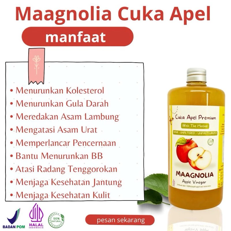 Petani Lemon Jaya Maagnolia Cuka Apel 