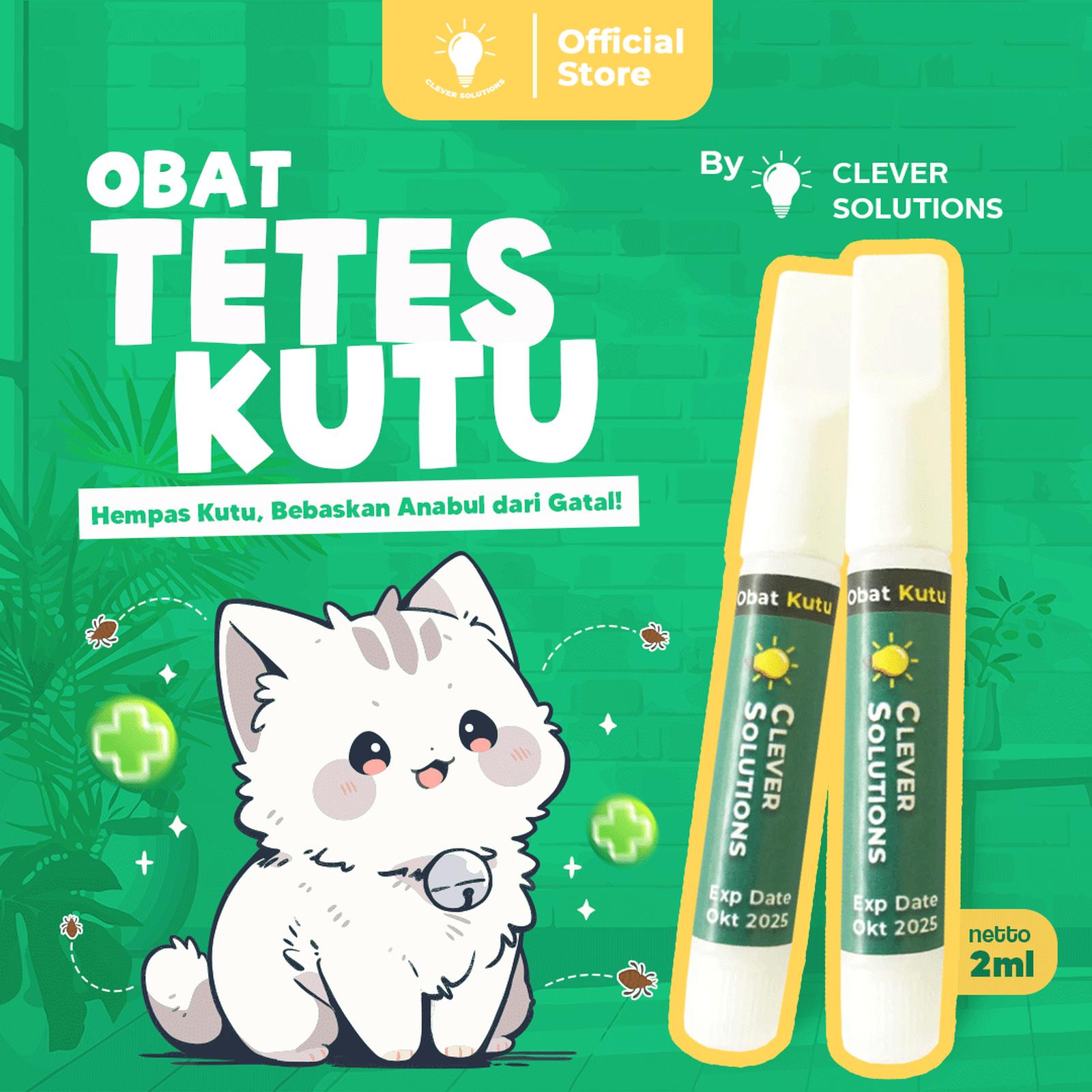 Clever Solutions Obat Tetes Kutu 4