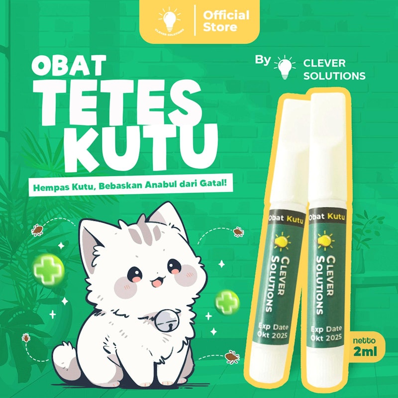 Clever Solutions Obat Tetes Kutu 4