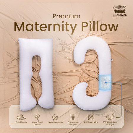  MOJOKOE Premium Maternity Pillow U-Shape