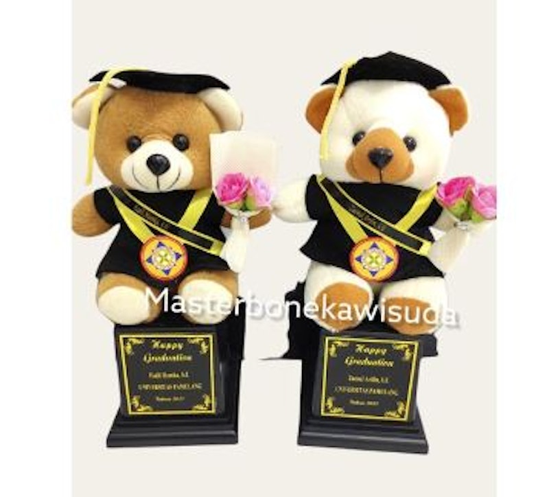 Piala Wisuda Teddy Bear 25 cm 2