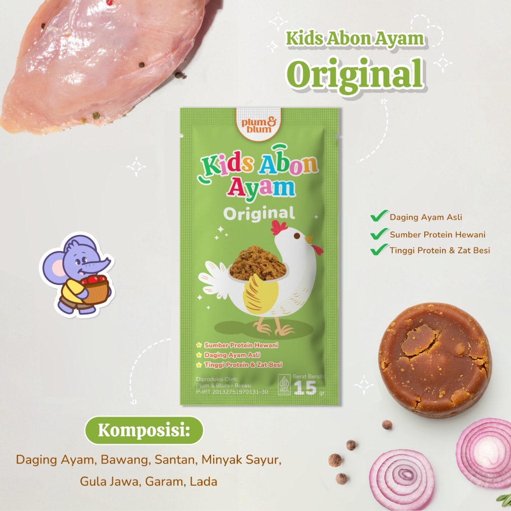 Plum & Blum Abon Kids Ayam 2