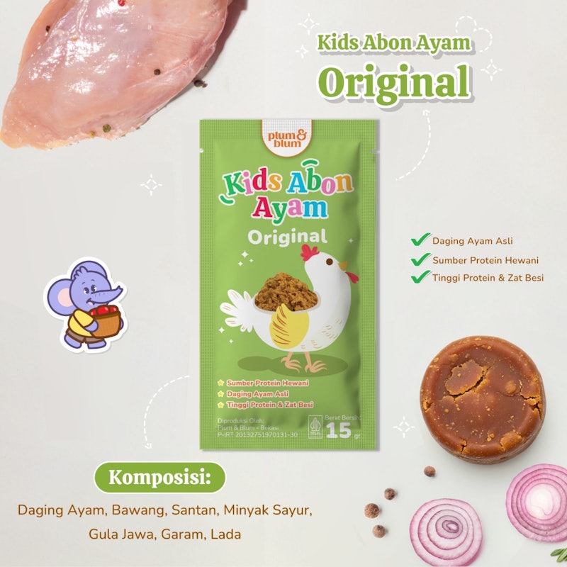 Plum & Blum Abon Kids Ayam 2