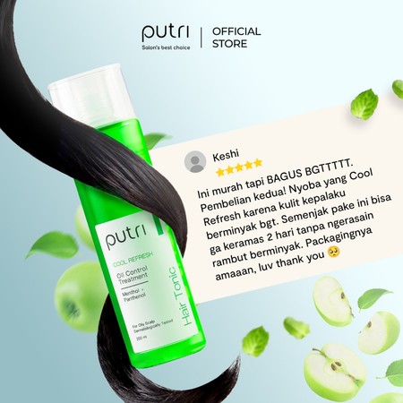 Putri Cool Refresh Oil Control Treatment Hair Tonic