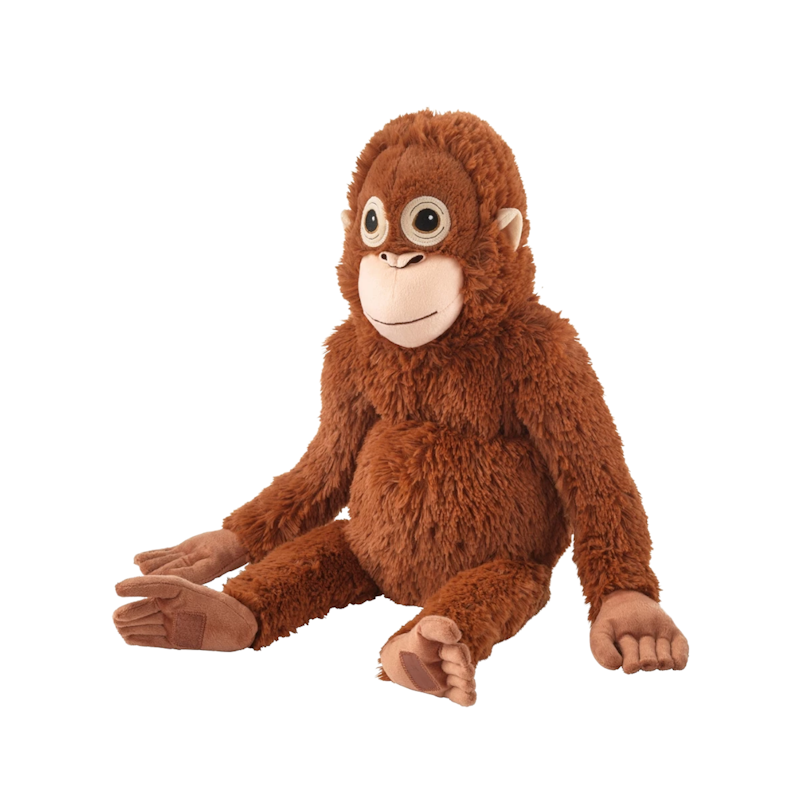 IKEA DJUNGELSKOG Boneka Orang Utan 36 cm 1