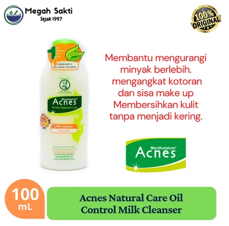 Rohto Laboratories Indonesia  Acnes Natural Care Oil Control Milk Cleanser
