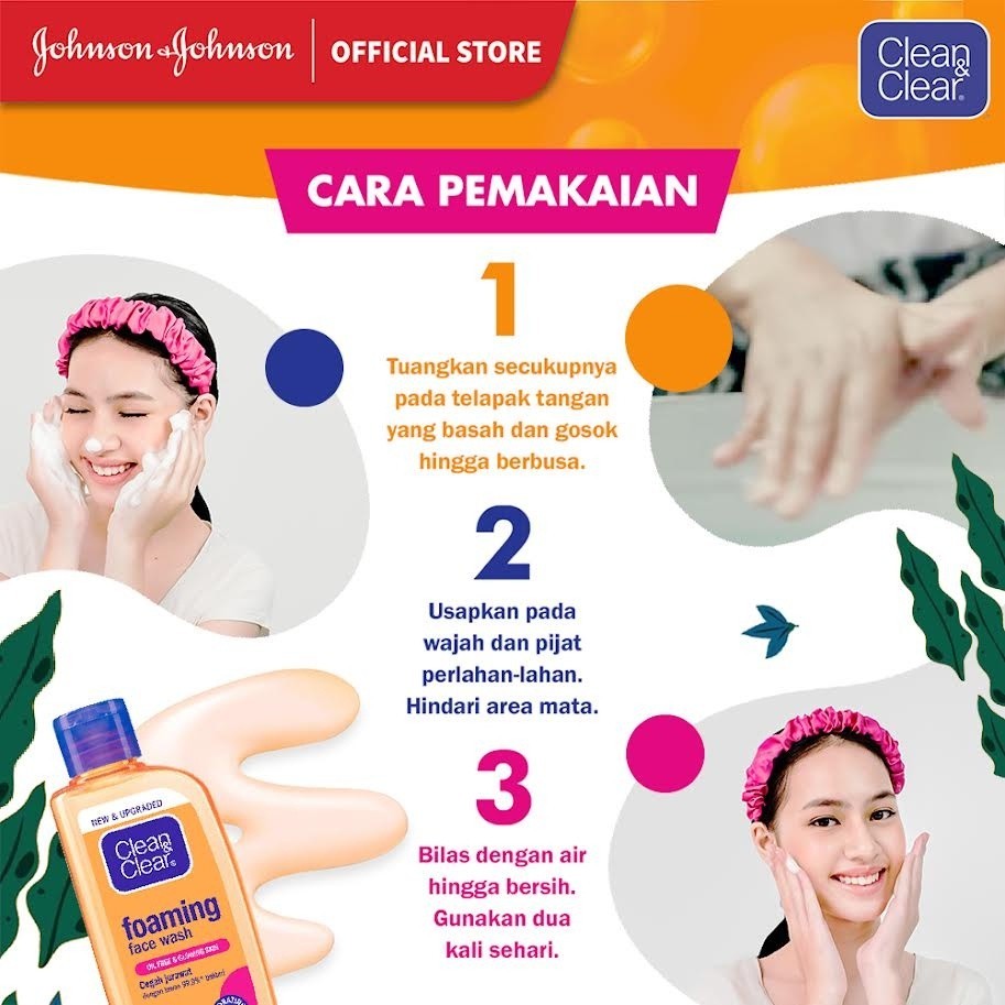  Johnson & Johnson Clean & Clear® Foaming Face Wash