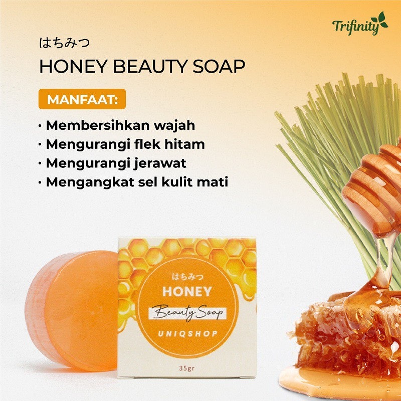 UNIQSHOP Trifinity Sabun Madu Pembersih Wajah 3