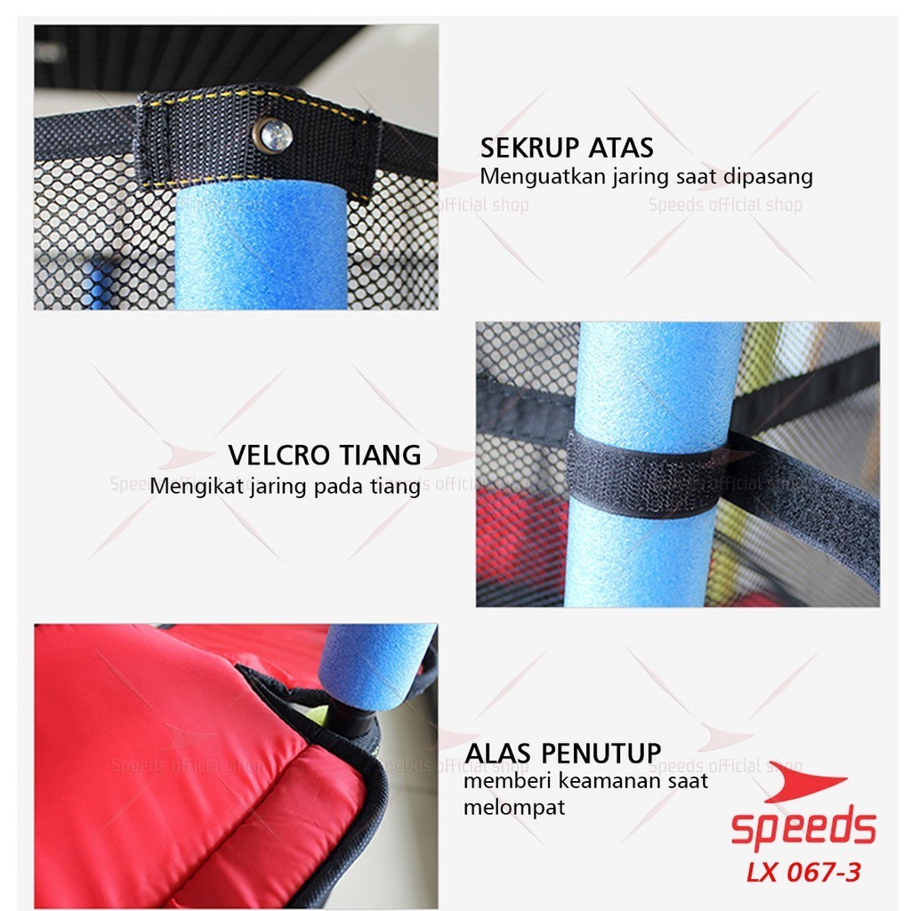 Speeds Indonesia Grosir Speeds Trampoline Anak LX 067-3