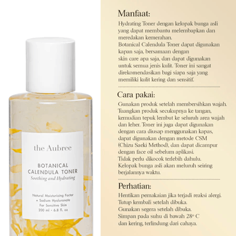 The Aubree Botanical Calendula Toner 3