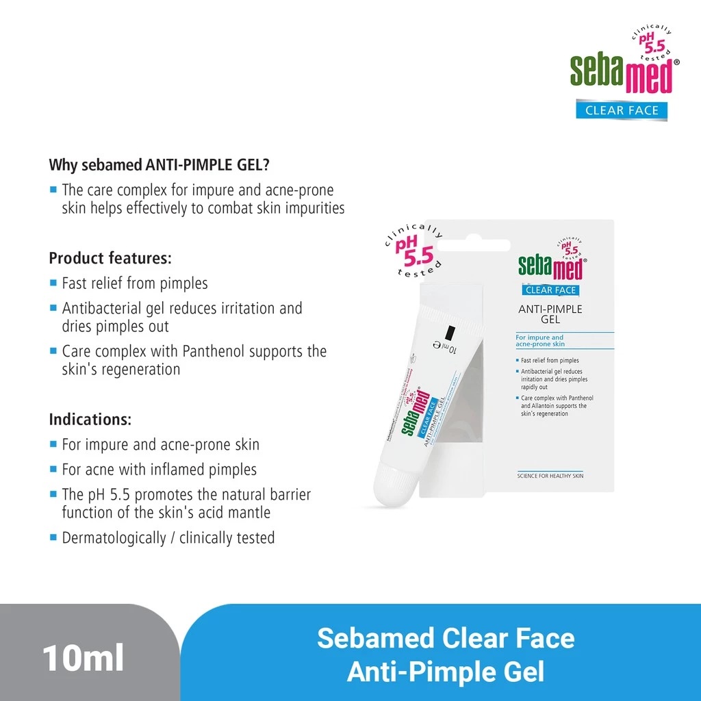 Sebapharma GmbH & Co. KG Pharmazeutische Chemische Industrie Sebamed® Clear Face Anti Pimple Gel 