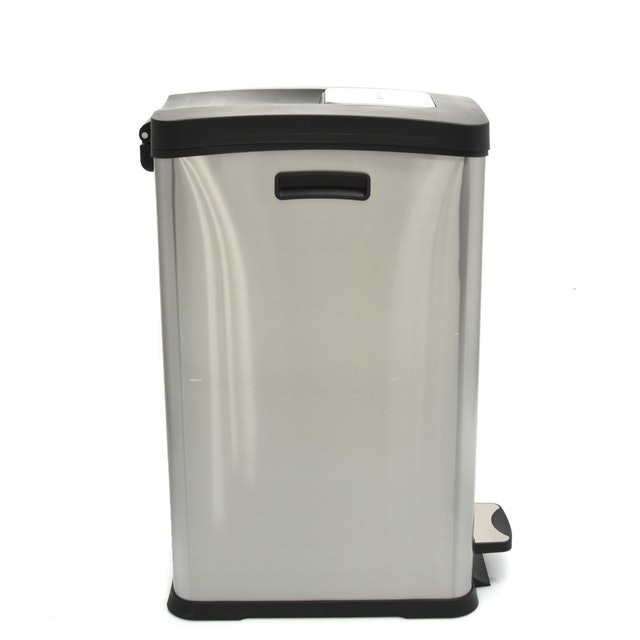 Krisbow Waste Bin Rectangle Matt 30L with Pedal KW1800791