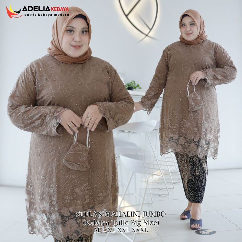 Set Kebaya Tunik Mahalini Jumbo