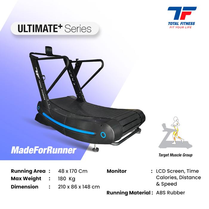 Total Fitness Ultimate+ Series Winflow Treadmill Curve 3
