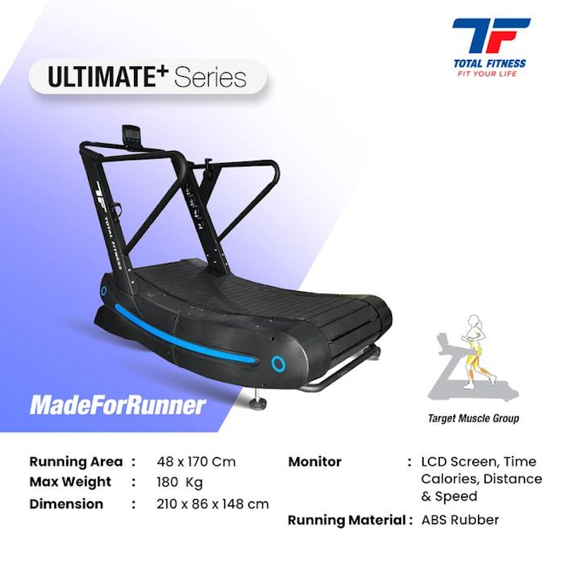 Total Fitness Ultimate+ Series Winflow Treadmill Curve 3