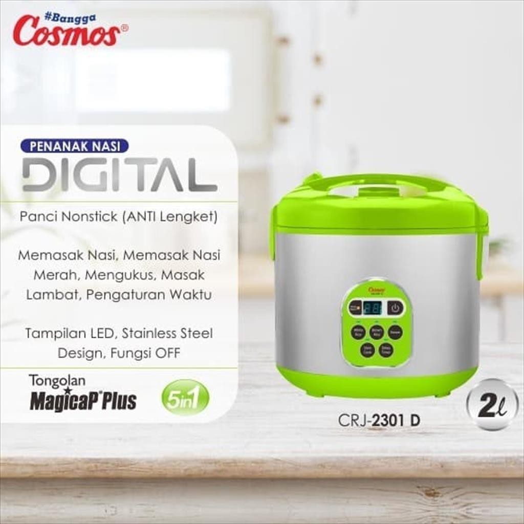 Star Cosmos  Cosmos Digital Rice Cooker 5in1 Multifunction 2L  CRJ-2301-D