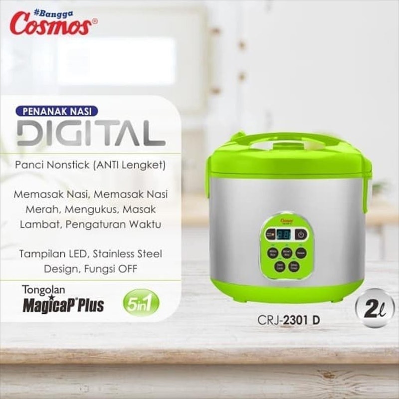 Cosmos Digital Rice Cooker 5in1 Multifunction 2L 5