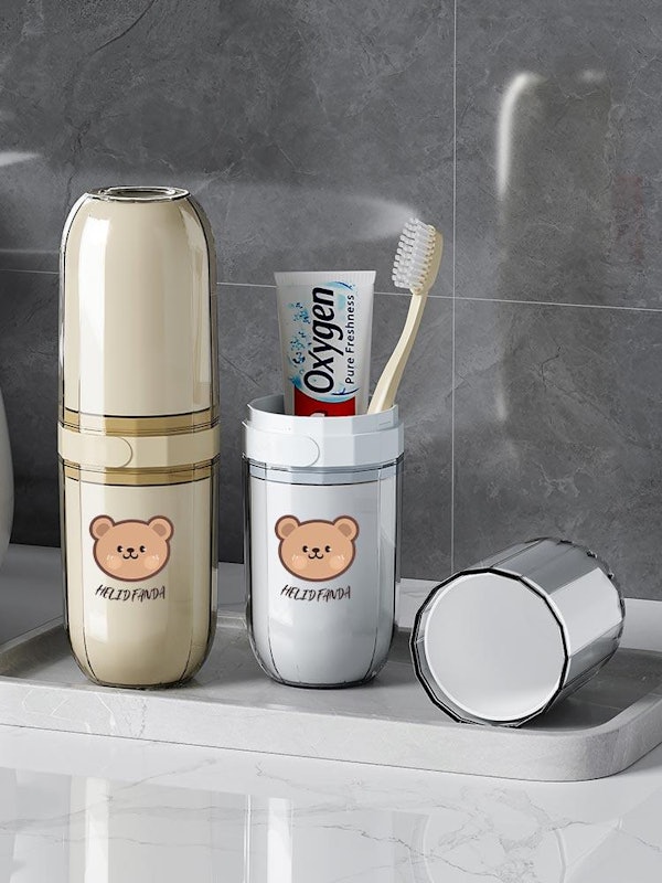 HELIDFANDA Travel Tooth Brush Cup Holder 2
