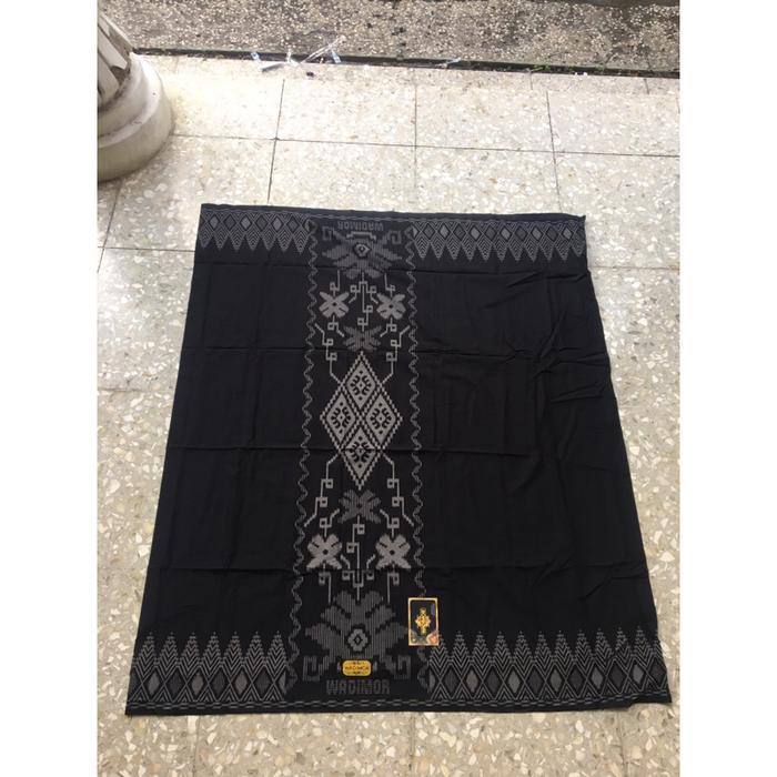 Sukorintex Wadimor Sarung Tenun Bali 555 Hitam