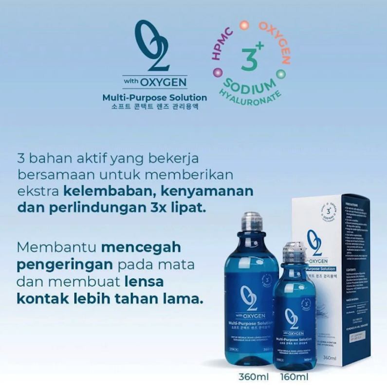 O2 with Oxygen Multi-Purpose Solution 3