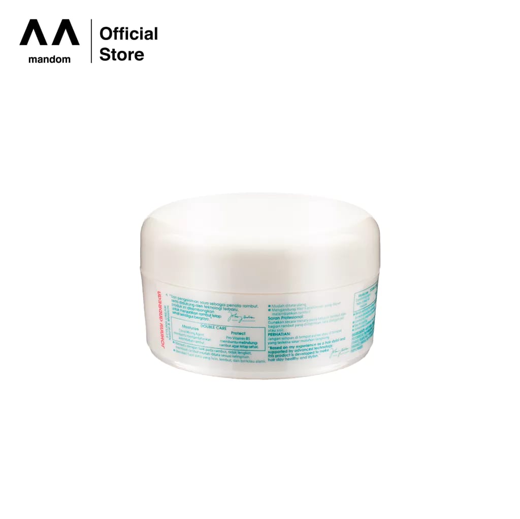 Mandom Indonesia JOHNNY ANDREAN Styling Cream Natural and Moisture