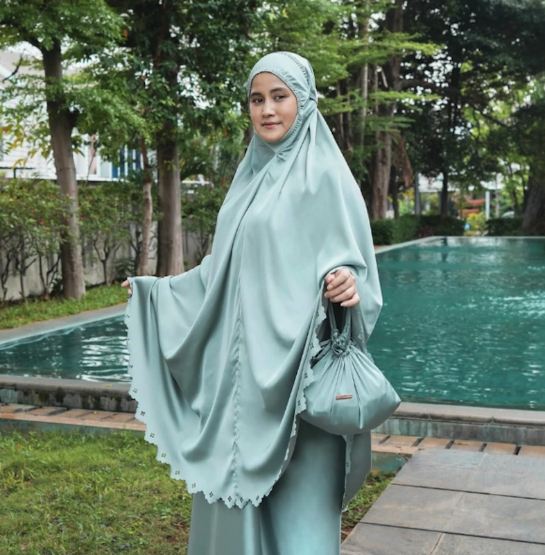 Siti Khadijah Mukena Flair Yesha Extra Size 4