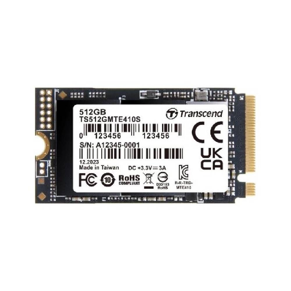 Transcend® M.2 2242 PCIe Gen 4x4 NVMe SSD 512GB  1