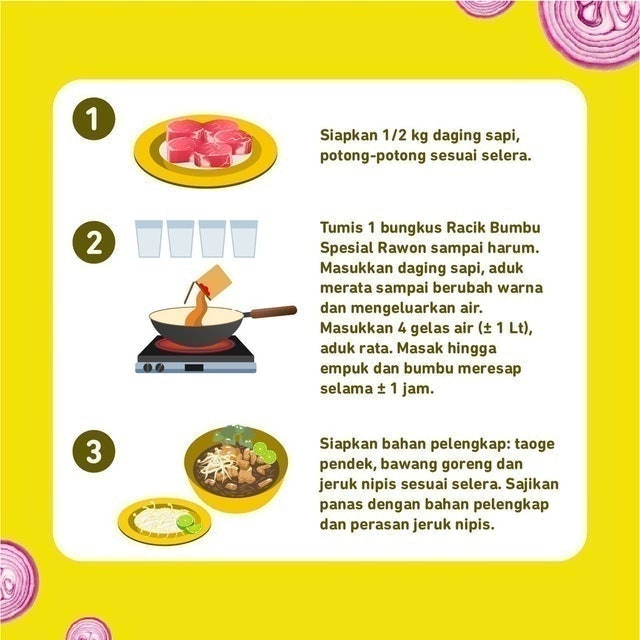  Indofood Sukses Makmur Indofood Racik Bumbu Spesial Rawon