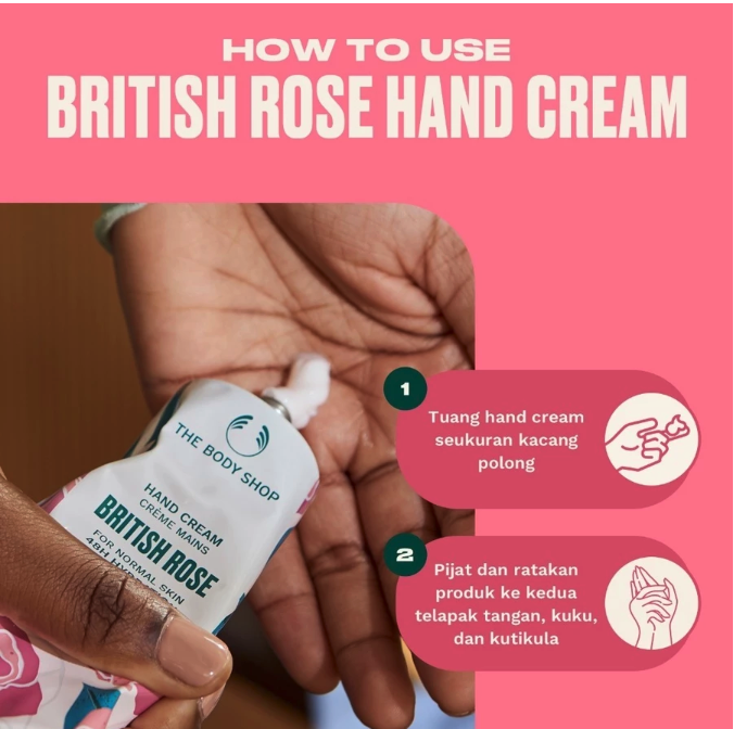 The Body Shop International Limited The Body Shop® British Rose Hand Cream