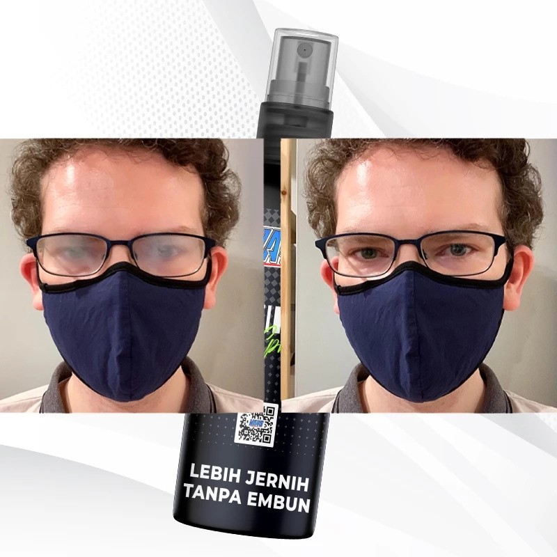Ways WAYS Antifog Spray Anti Embun & Uap Pembersih Kacamata