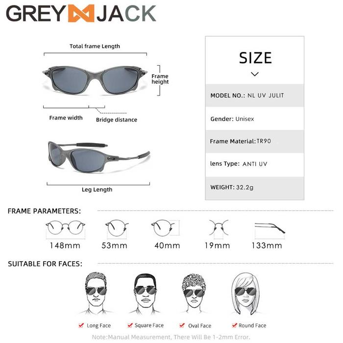 Grey Jack Sporty Sunglasses 4