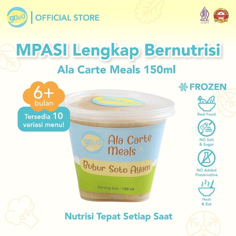 Grouu Ala Carte Meals Bubur Soto Ayam Stage 2 5