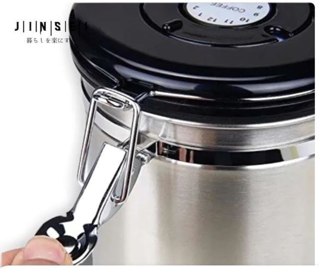 Jinsei Coffee Storage with Valve + Date