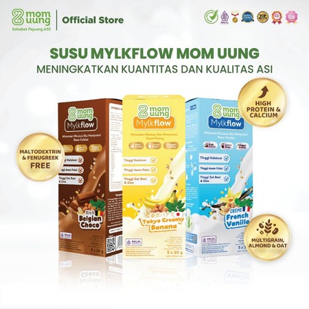 Ibu Anak Sukses Mom Uung Mylkflow Creme French Vanilla