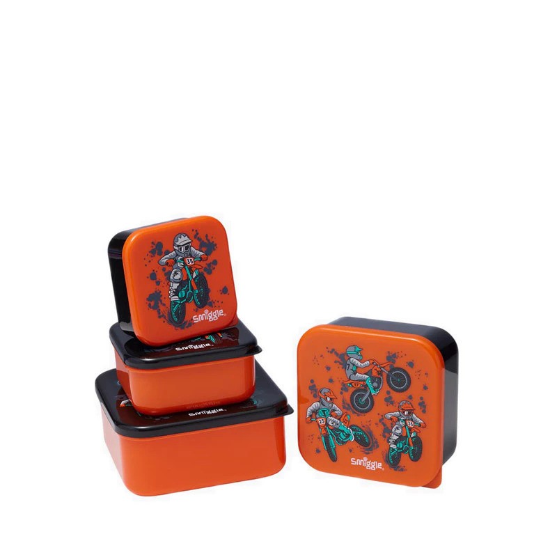 Smiggle Container 4 In 1 Adventurous  IGL457002BLK