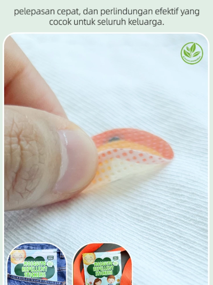  Baby Bear Mosquito Repellent Stickers