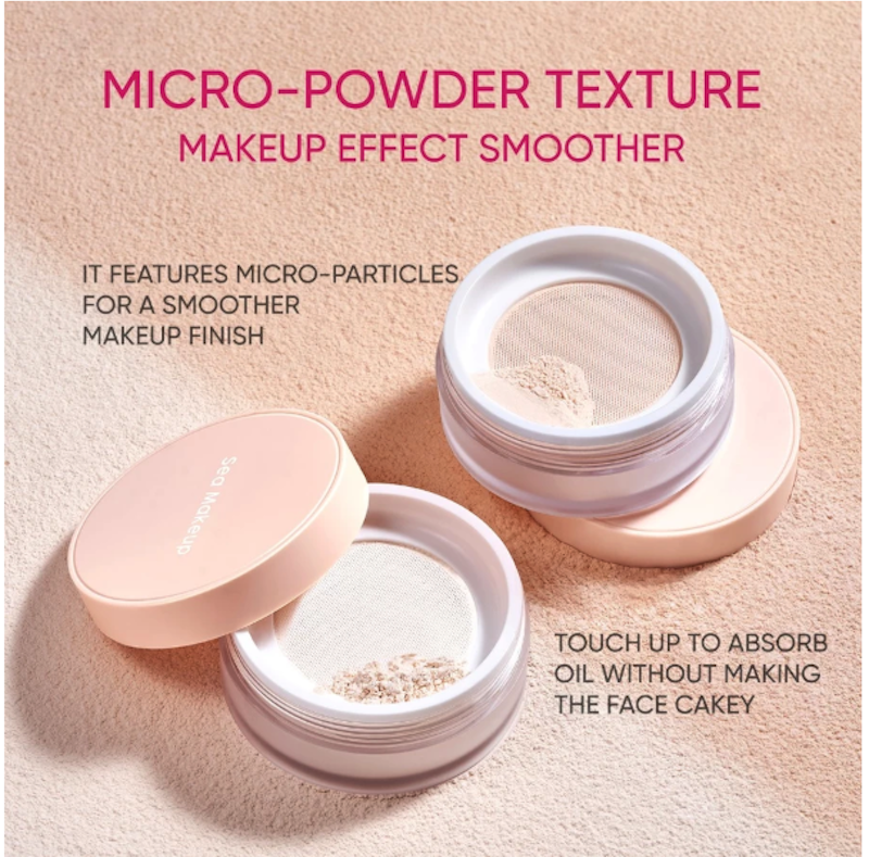 Sea Makeup Acne Blur and Set Loose Powder Gingersnap 5