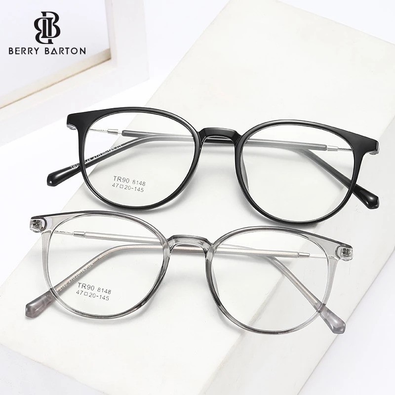 Berry Barton Eyewear Berry Barton Frame Bulat Crystal Brown 8148