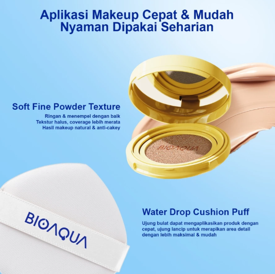 BIOAQUA BIOAQUA Niacinamide Wear Pretty BB Cushion With SPF Natural