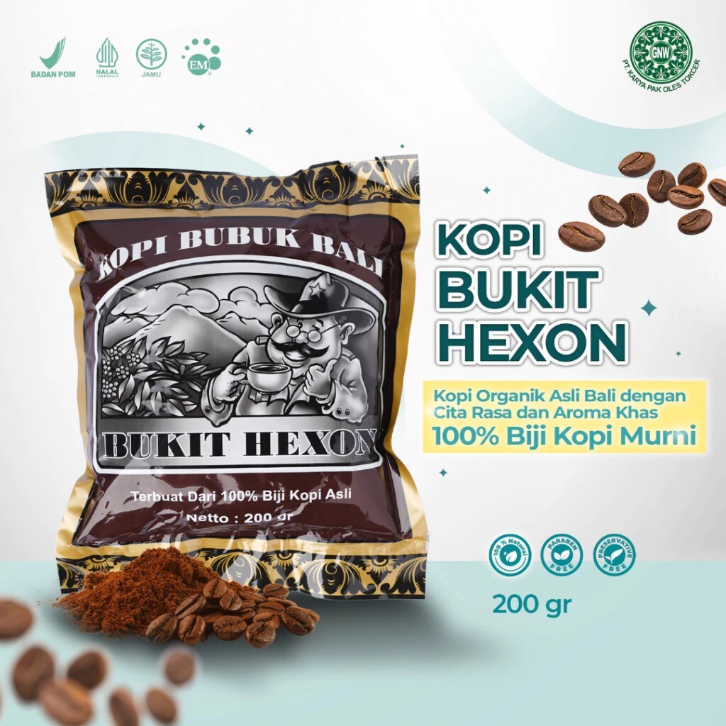  Kopi Bubuk Bali Bukit Hexon