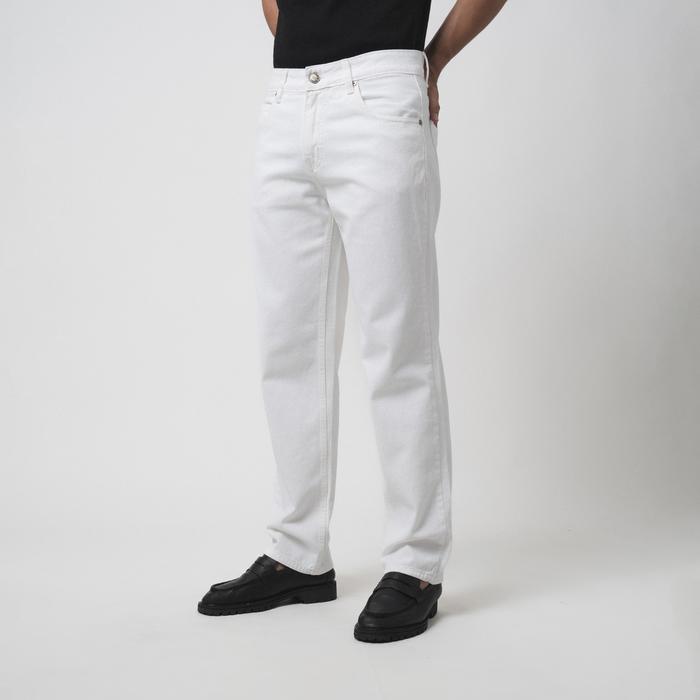 VENGOZ  VENGOZ Celana Jeans Pria Straight Fit Premium Off White