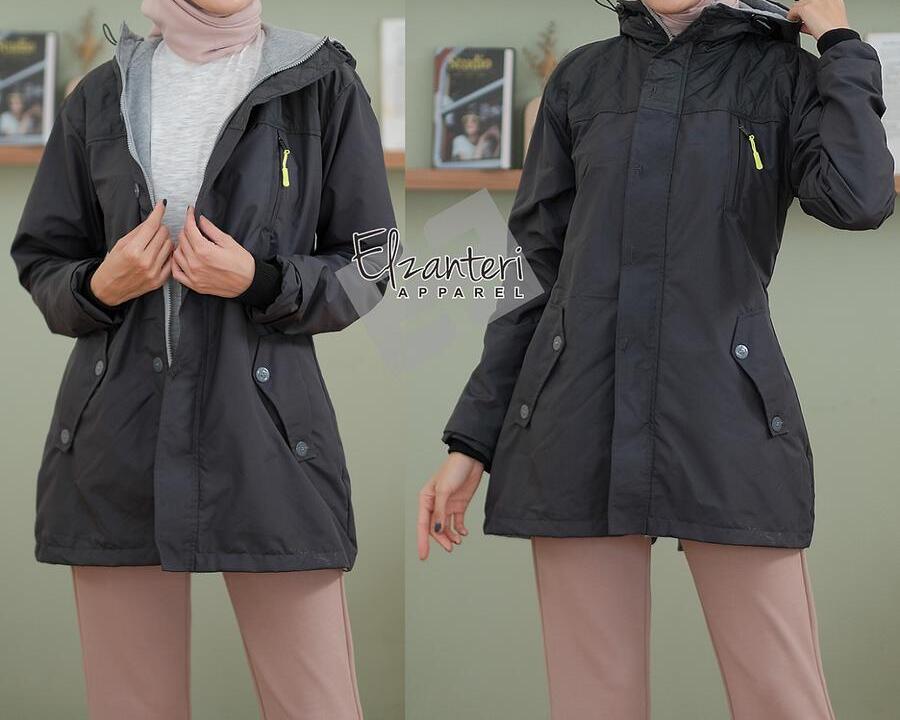  Elzanteri Sabrina Jaket Wanita Bolak Balik