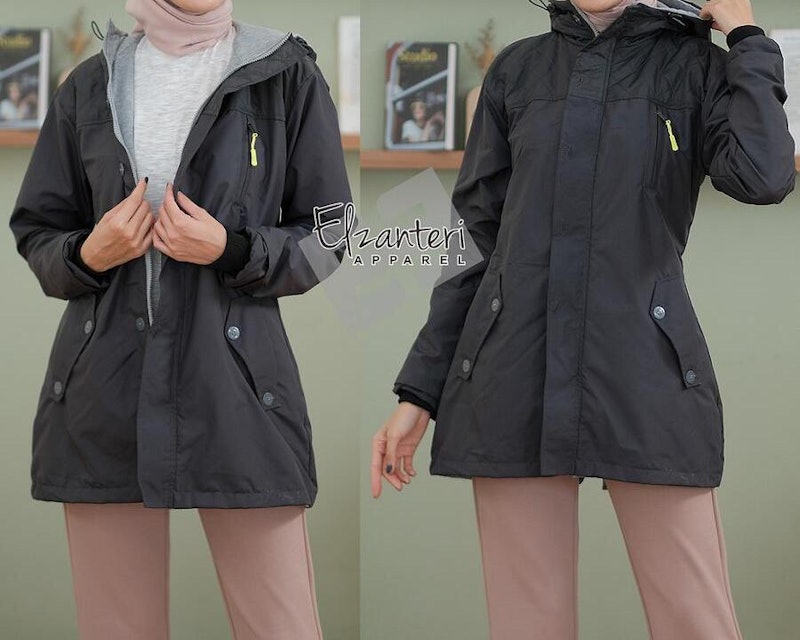 Elzanteri Sabrina Jaket Wanita Bolak Balik 3