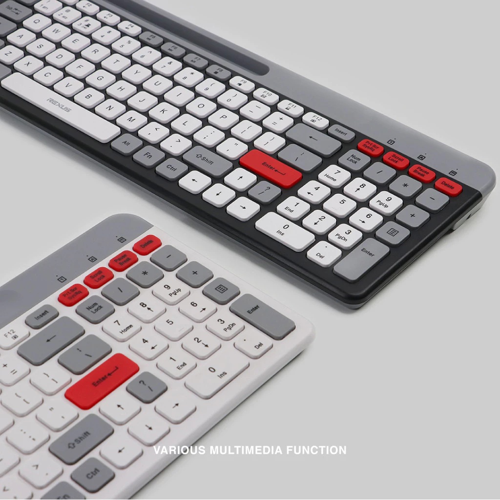 Tumbuh Teknologi Maju Rexus Keyboard Dual Connection Mosaic KB02